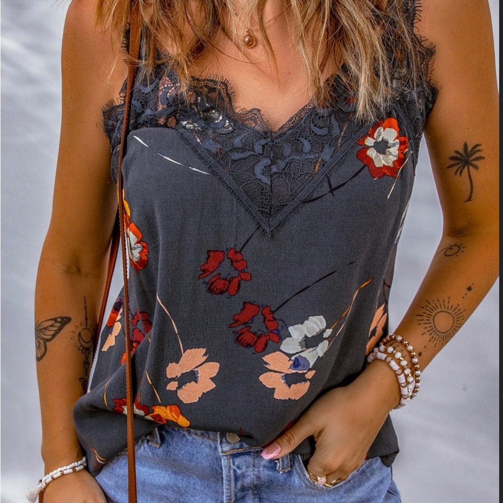 The Girls Know Lace Cami Top